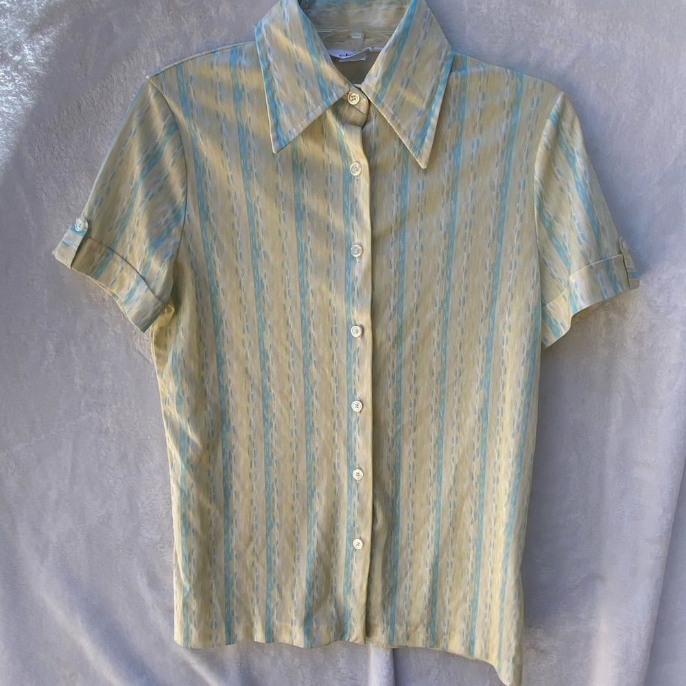 Vintage Devon Polyester Blouse - Picture 2 of 9